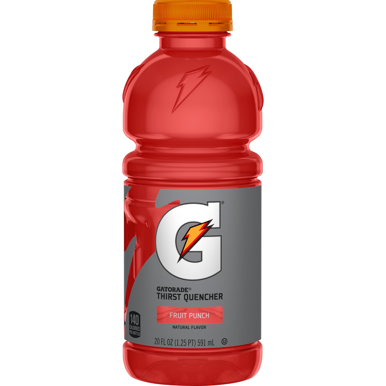 GATORADE,FRUIT PUNCH, WIDE MOUTH, READY TO DRINK, 20OZ 24/CS - Ready To Drink